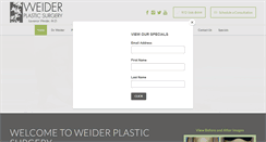 Desktop Screenshot of drweider.com